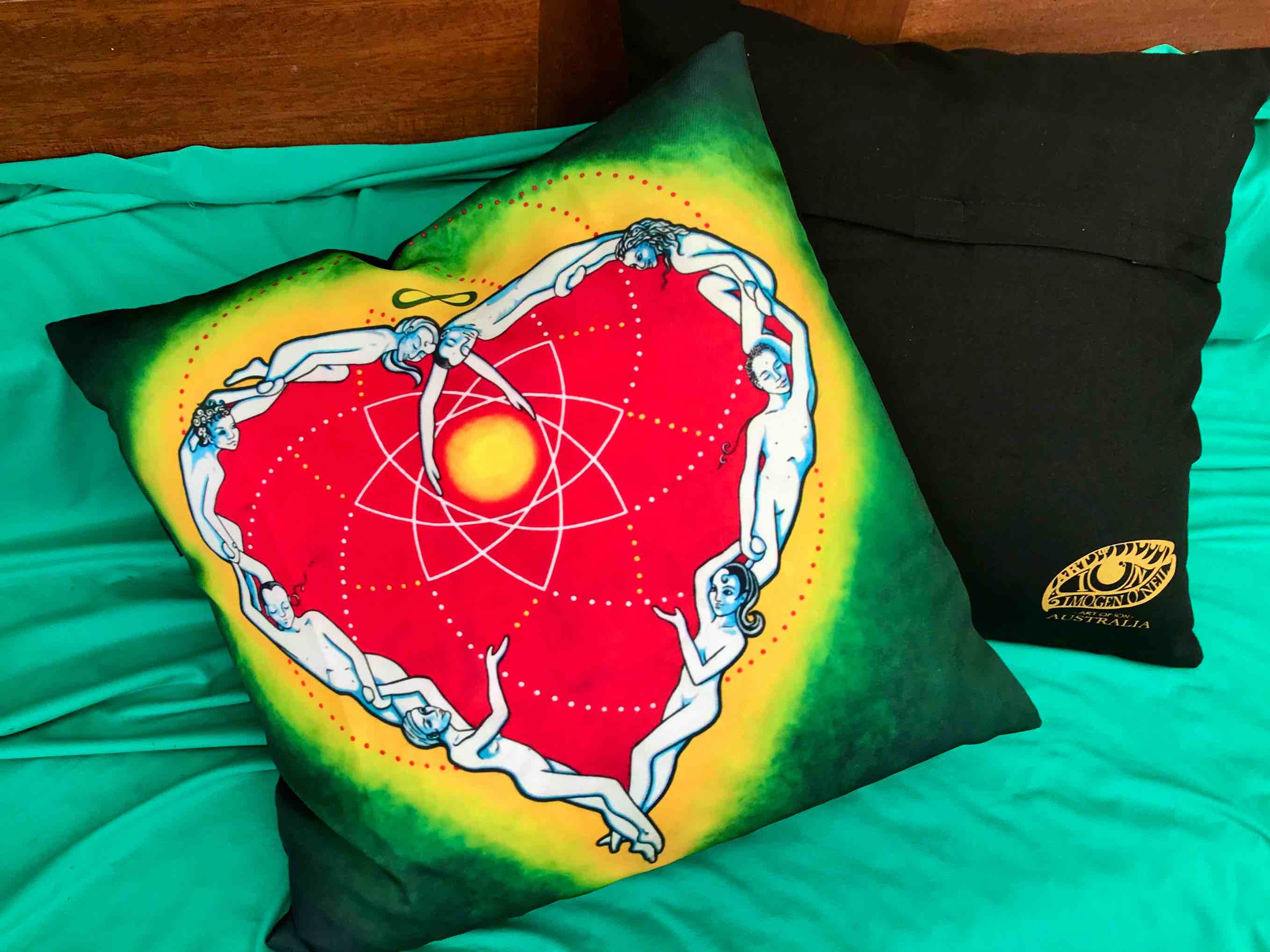 Heart of the People Cushion Cover