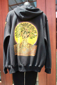 Drawing Inspiration Colour Tree of Life Hoodie Uni-sex