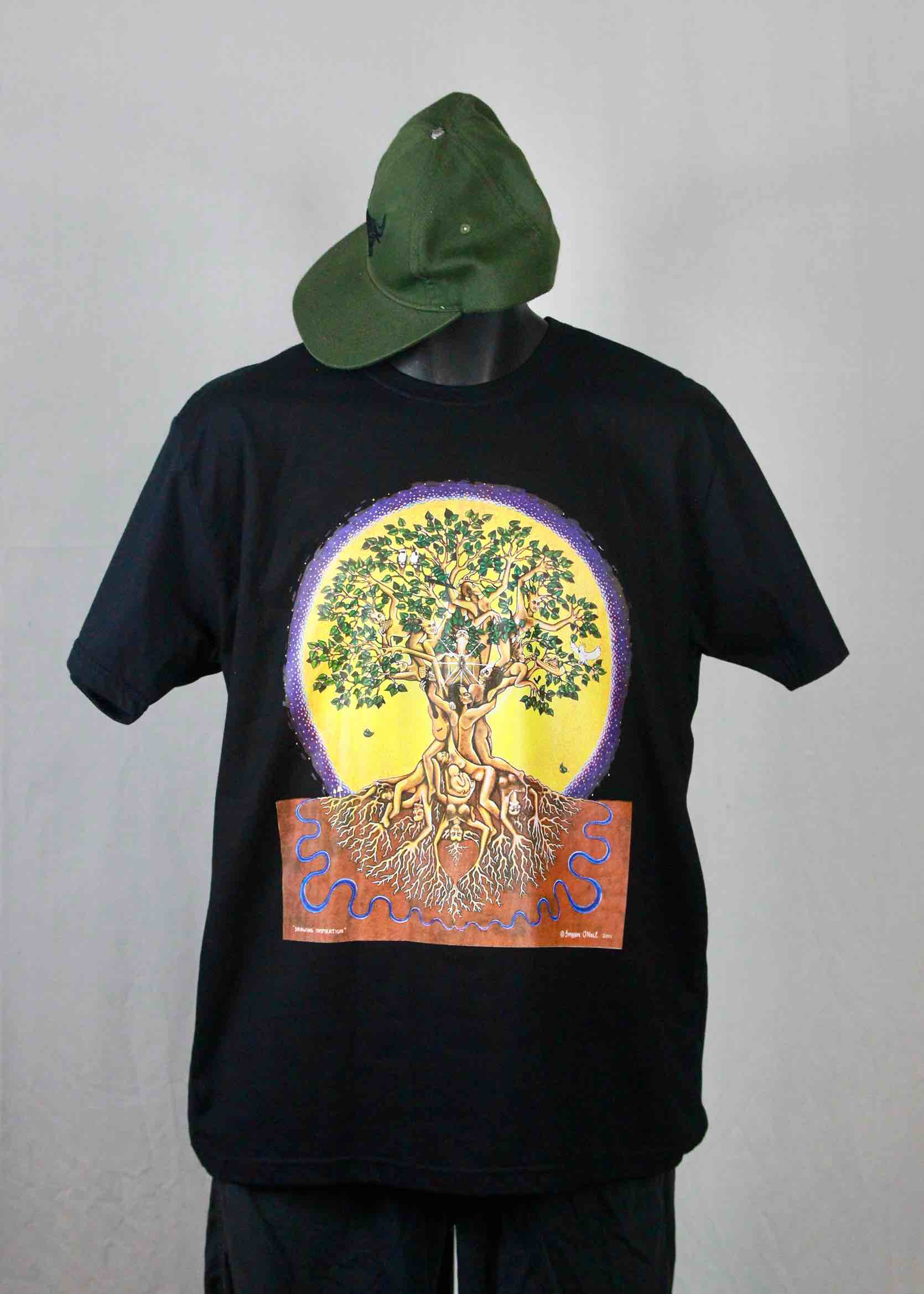 Drawing Inspiration Colour Tree of Life T-Shirt Unisex