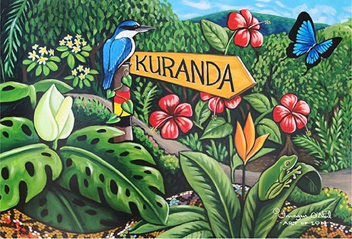 Stretched Canvas Print- 'Kuranda'