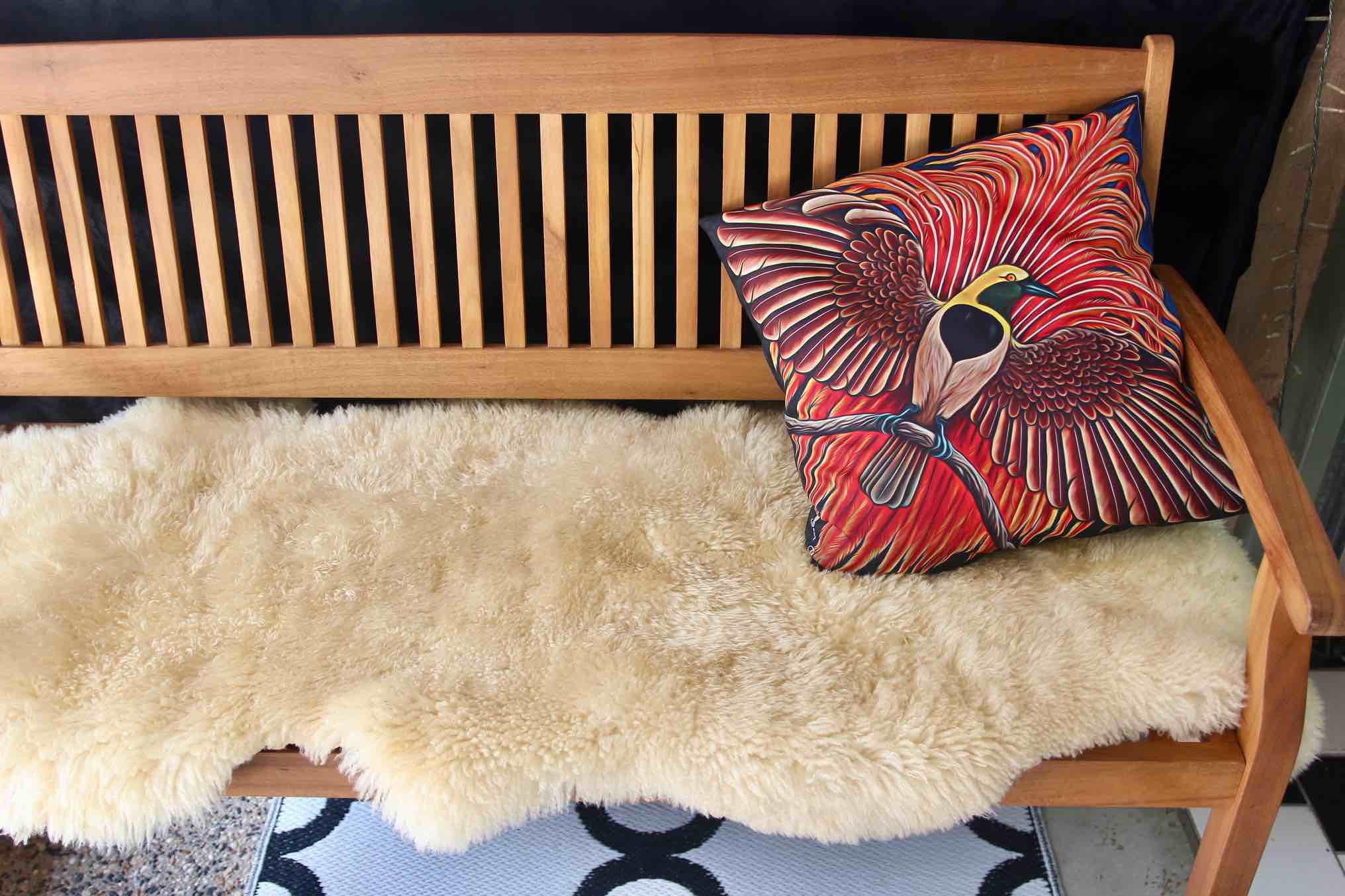 'Bird of Paradise' Cushion Cover