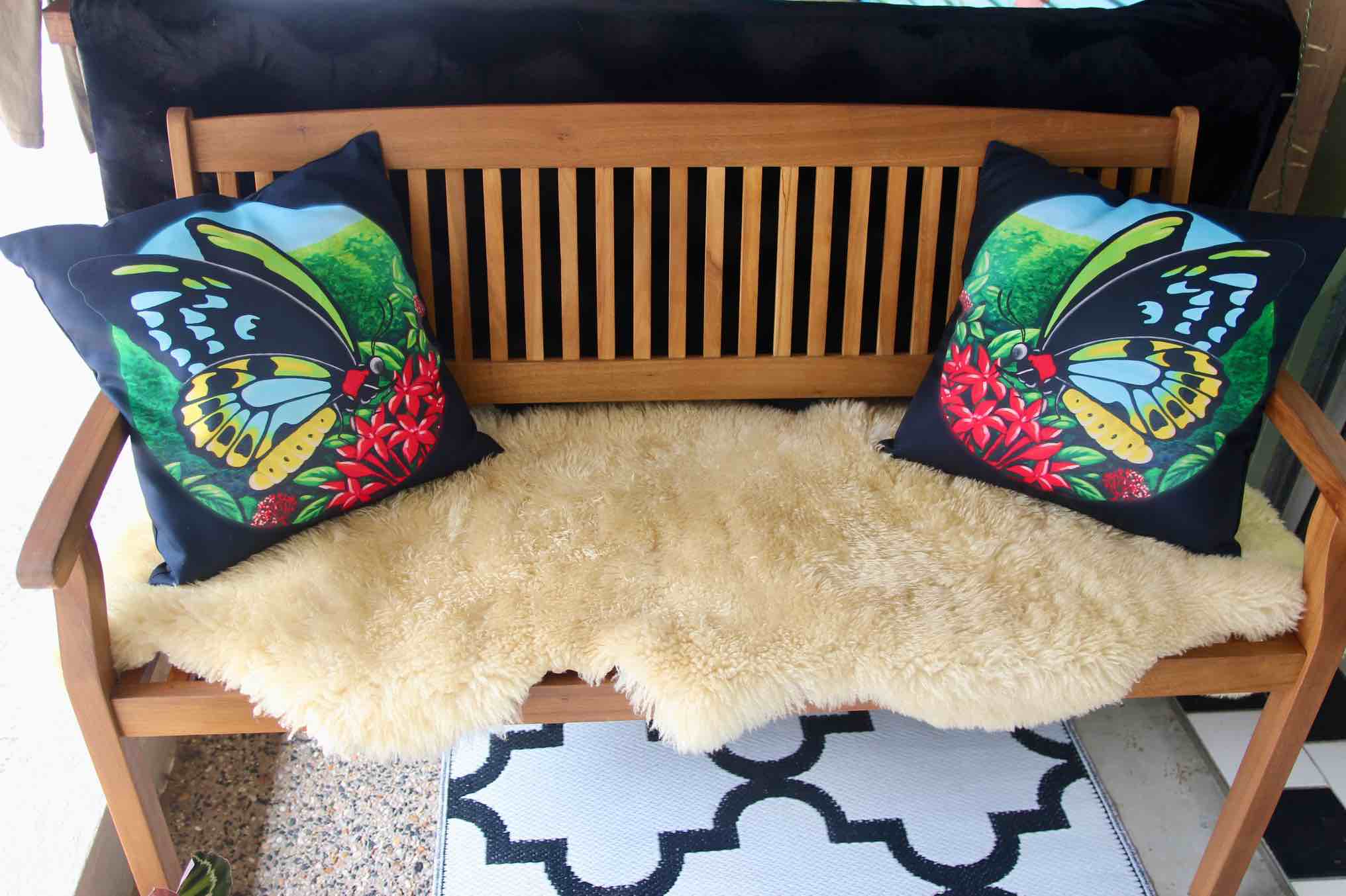 'Birdwing Butterfly' Cushion Cover
