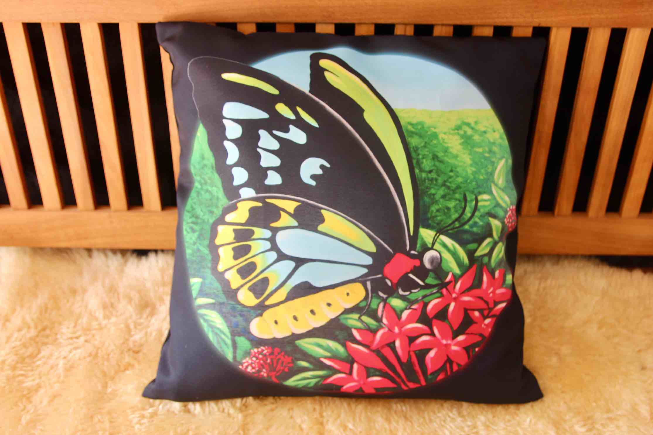 'Birdwing Butterfly' Cushion Cover