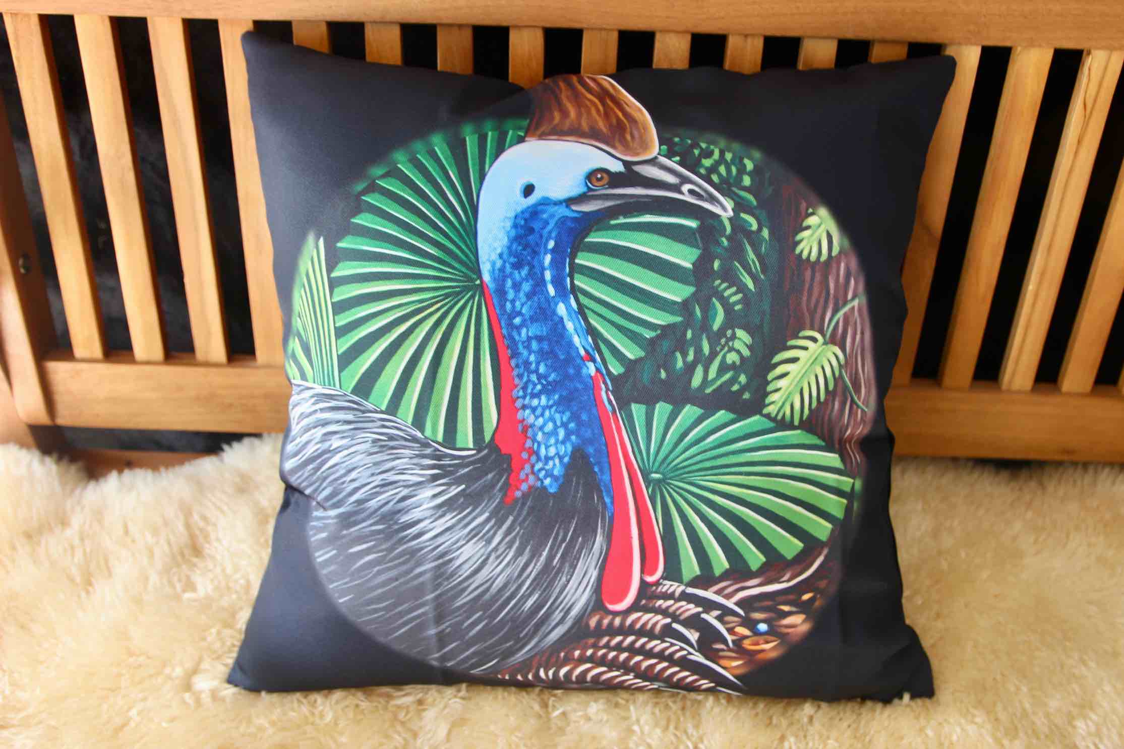 Cassowary Cushion Cover