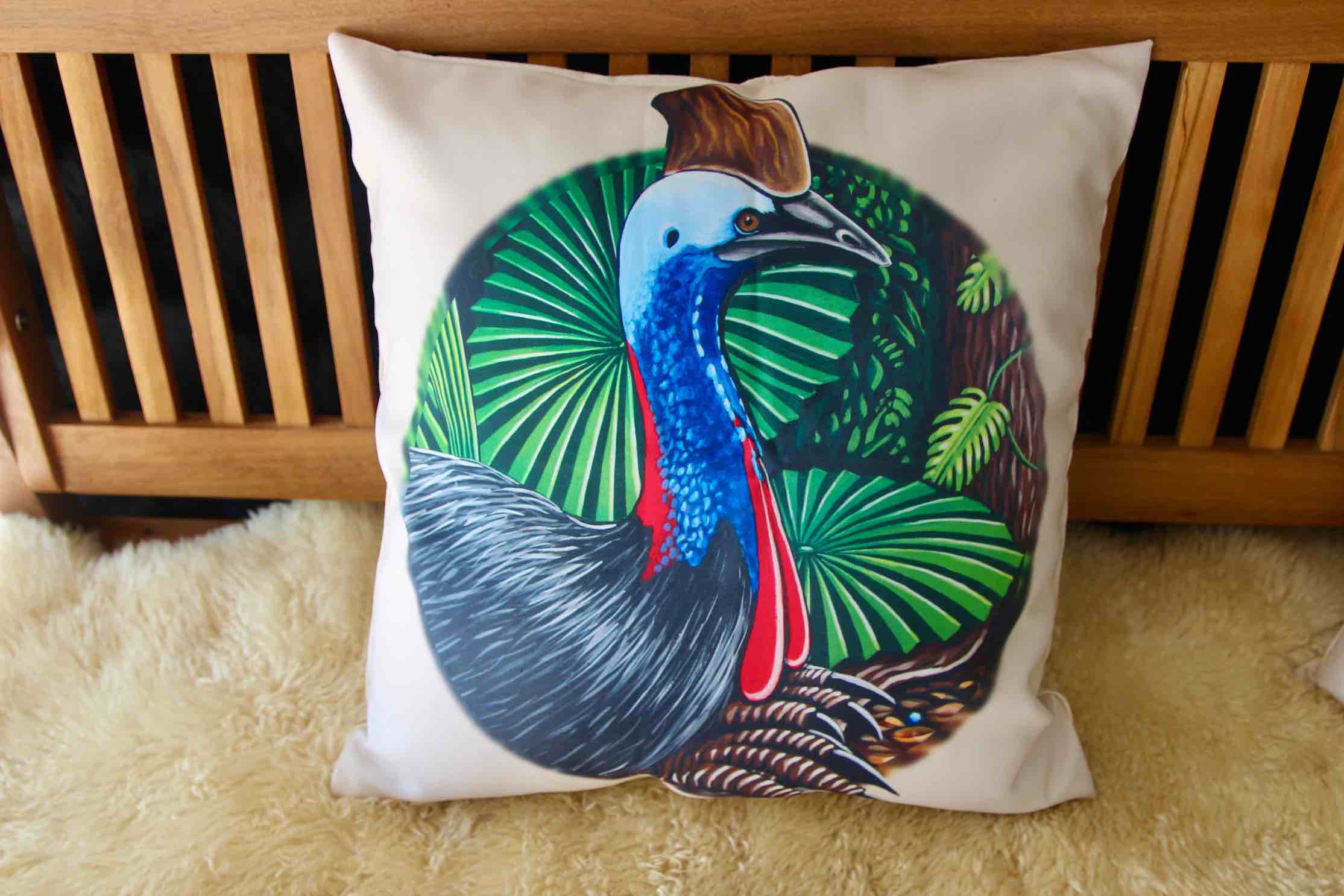 Cassowary Cushion Cover