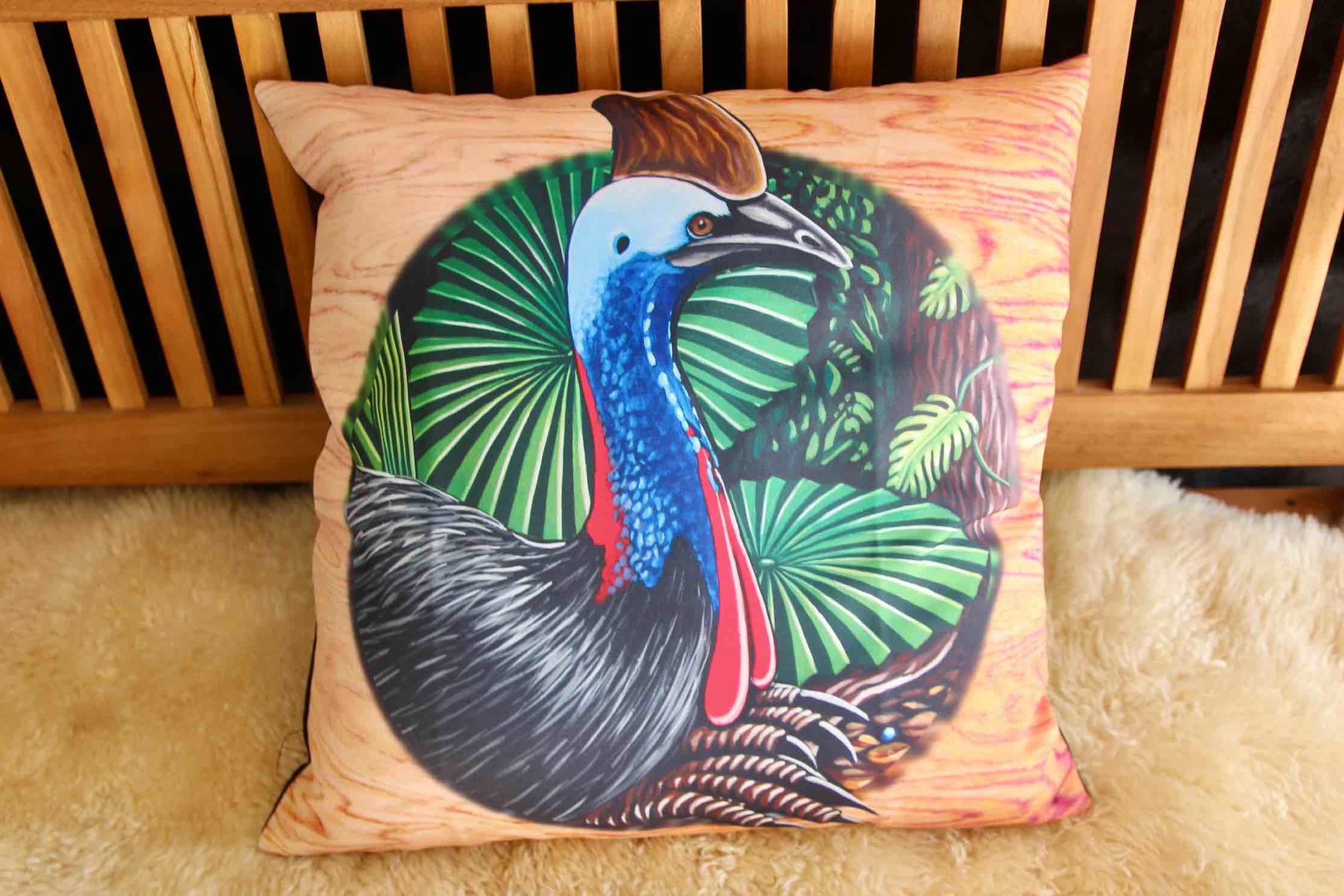 Cassowary Cushion Cover