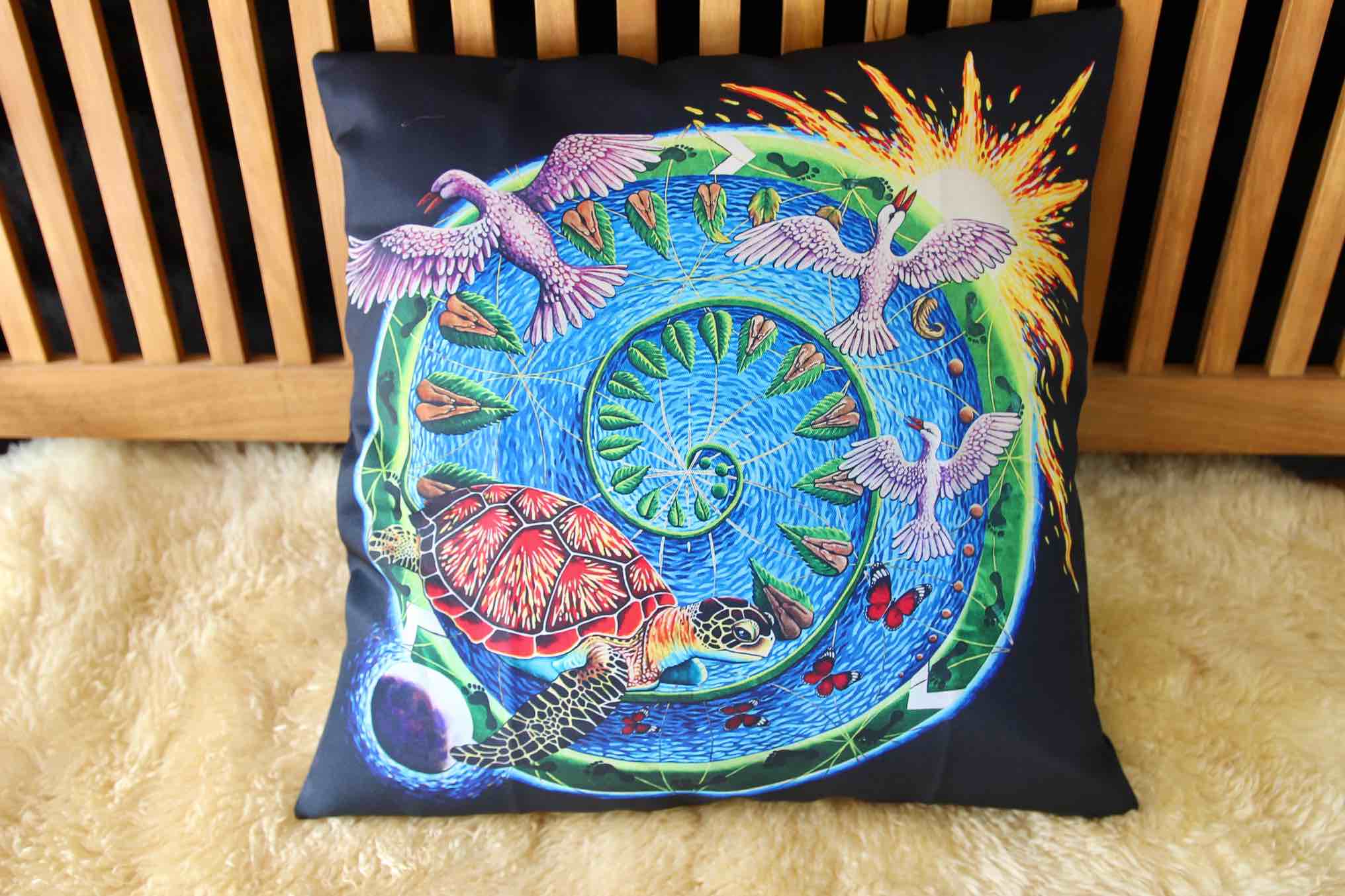 Prayers for the World Cushion Cover