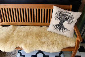 Silhouette Tree of Life Cushion Cover