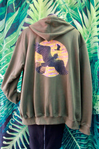 Black Cockatoo Hoodie Uni-sex