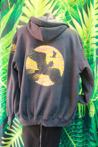 Black Cockatoo Hoodie Uni-sex