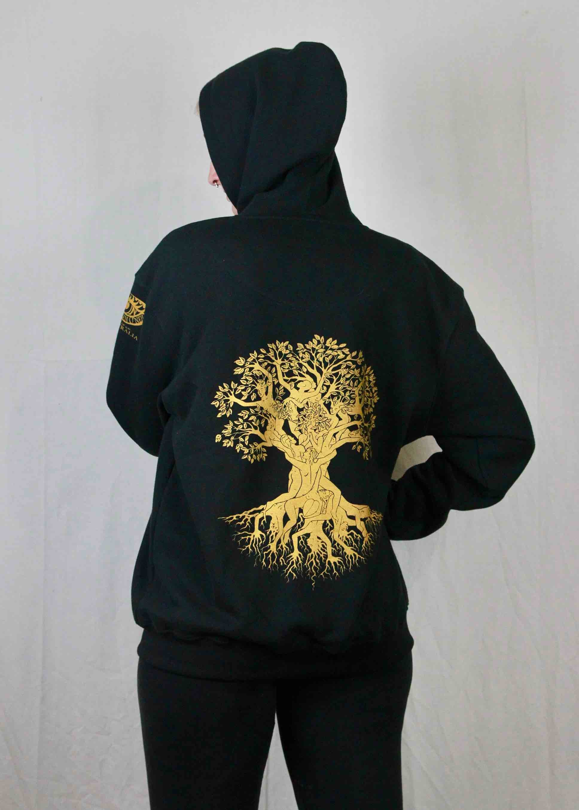 Silhouette Tree of Life Hoodie Uni-sex