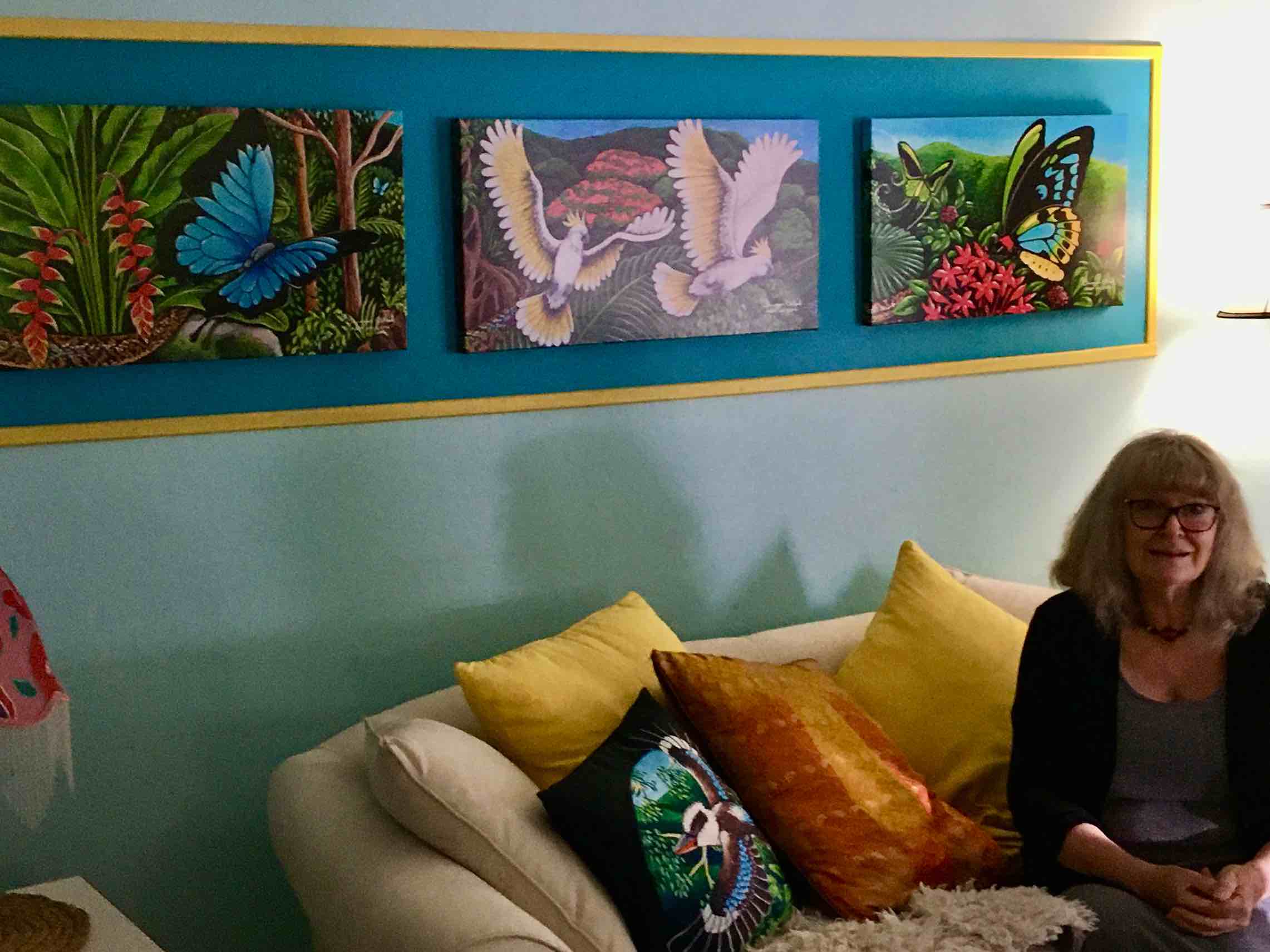 Birdwing Butterfly Stretched Canvas Print