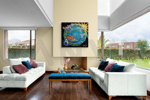 Prayers for the World Stretched Canvas Print