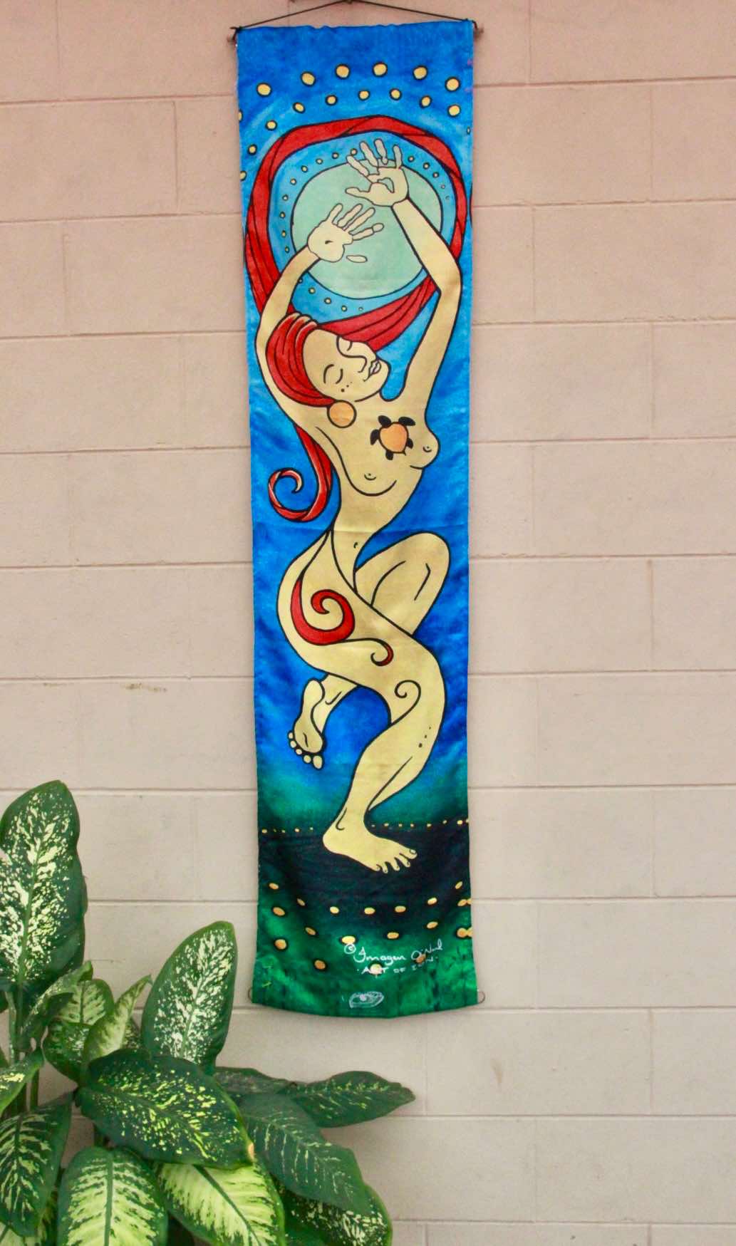'Dancing Woman' Wall Hanging/ Tapestry