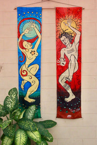 'Dancing Woman' Wall Hanging/ Tapestry