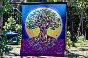 'Drawing Inspiration' Colour Tree of Life Wall Hanging/ Tapestry