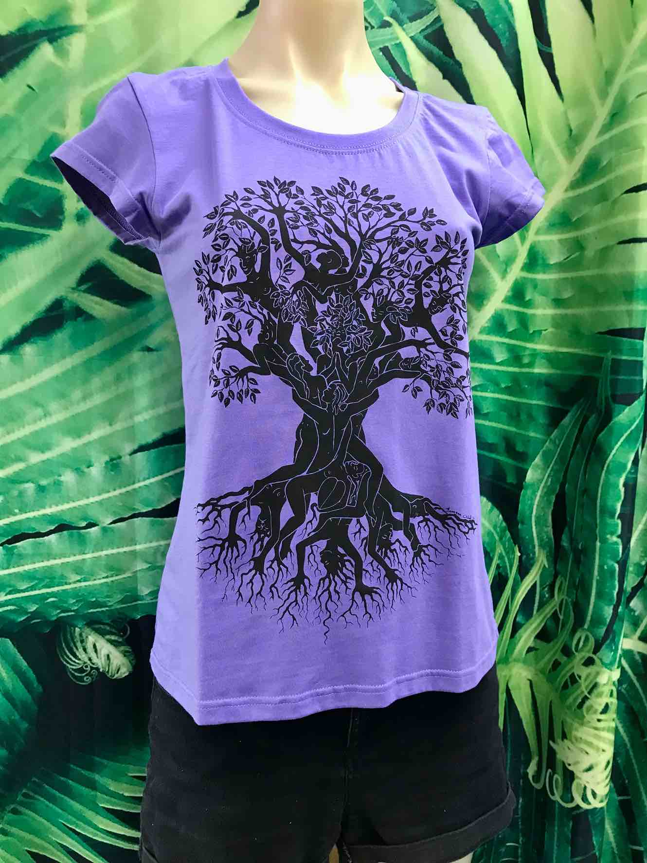 Silhouette Tree of Life T-Shirt Womens