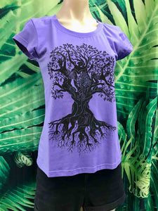 Silhouette Tree of Life T-Shirt Womens