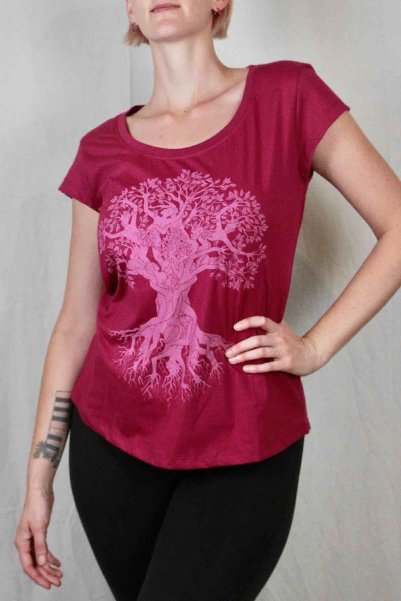 Silhouette Tree of Life T-Shirt Womens