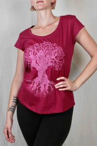 Silhouette Tree of Life T-Shirt Womens