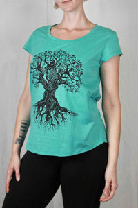 Silhouette Tree of Life T-Shirt Womens